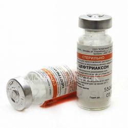 Цефтриаксон порошок для раствора 1г №50 флаконы /Деко/