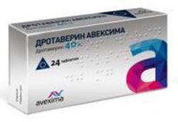 Дротаверин-Авексима 40мг №24 таблетки