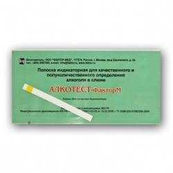 Алкотест-Фактор М тест для диагностики алкоголя в слюне 1шт