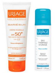 Урьяж БАРЬЕСАН SPF50+ минеральный крем 100мл+термальная вода 50мл