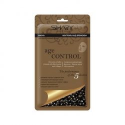 Маска Для Лица Shary Контроль Над Временем Черная Икра И Коллаген 20G