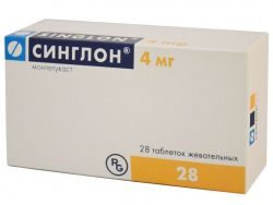 Синглон 4мг №28 таблетки жевательные