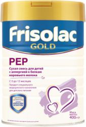 Фрисолак Голд Пеп  Смесь на основе глубоко гидролизованных белков молочной сыворотки 0-12 мес 400г