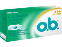 Тампоны o.b. optiBalance normal 16шт