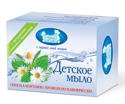 Наша мама мыло с ромашкой и подорожником 100г