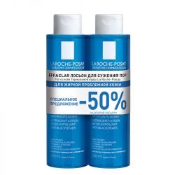 Ля Рош Позе Эфаклар лосьон сужающий поры 200мл 2шт