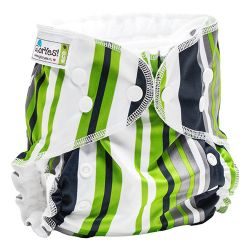 Глориес многоразовый подгузник Классик+ Полоски 3-18кг+2 вкладыша