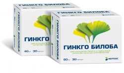Гинкго Билоба 80мг №30 капсулы /Вертекс/