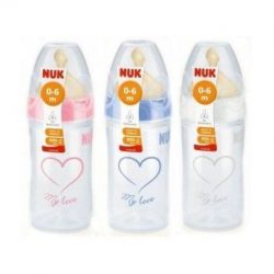 Бутылочка пластиковая NUK First Choice New Classic 150мл +соска+отв.пищи М р.1