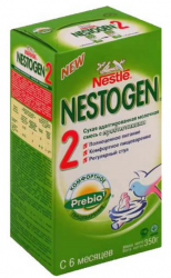 Нестожен 2 prebio заменитель молока с 6 месяцев 350г