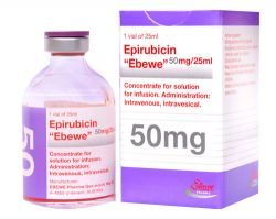 Эпирубицин-Эбеве концентрат для приг. раствора для в/в и в/полостного введения 2мг/мл 50мл №1