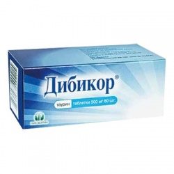 Дибикор 500мг №60 таблетки