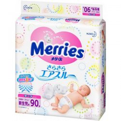 Подгузники Merries для новорожденных 1-5кг 90шт