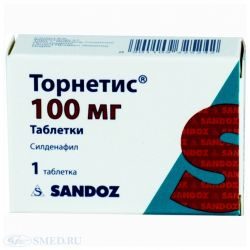 Торнетис 100мг №1 таблетка