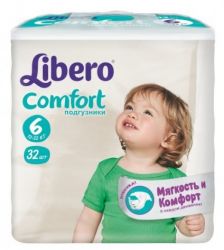 Либеро подгузники Comfort 12-22кг extra large 32шт