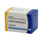 Азитромицин капсулы 250мг 6 шт. /Семашко/