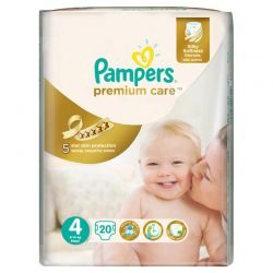 Памперс подгузники Premium Care (4) 7-14кг maxi 20шт