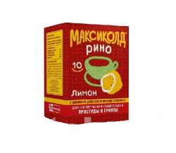 Максиколд рино порошок для приготовления раствора Лимон №10
