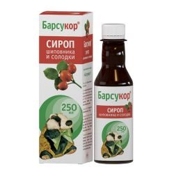 Барсукор сироп шиповника и солодки 250мл