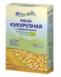 Флер альпин каша органик кукурузная с пребиотиками с 5 мес. 175г