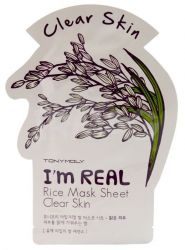 Тони Моли тканевая маска с экстрактом риса 21мл