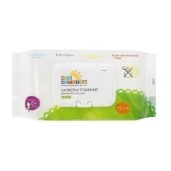 Мир детства салфетки влажные 72шт 0+