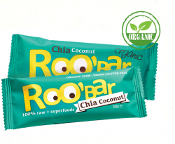 Рубар батончик с семенами чиа и кокосом 30гр organic