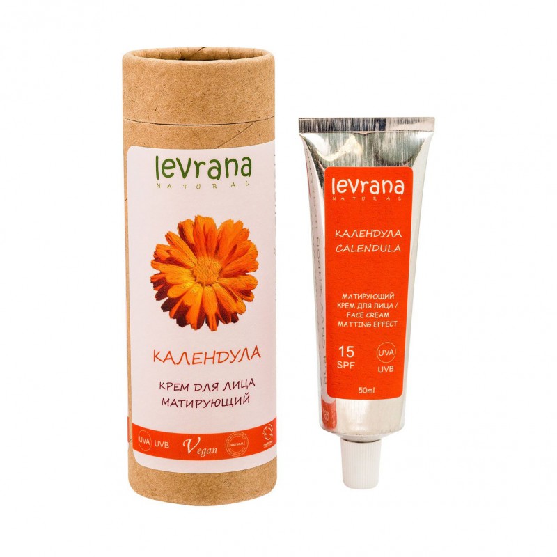 Крем для лица Levrana календула 15SPF