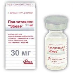 Паклитаксел-Эбеве концентрат для раствора 6мг/мл 5мл №1 флакон