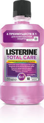 Листерин Total Care 6 в 1 ополаскиватель для полости рта 250мл