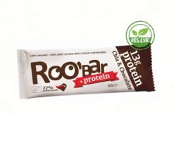 Рубар протеиновый батончик шоколадная крошка и ваниль 60гр organic