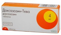 Доксазозин-Тева 4мг №30 таблетки