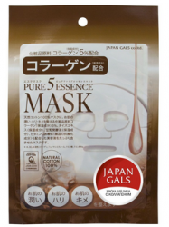 Japan gals маска для лица с коллагеном pure 5 essential №1