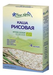 Флер альпин каша органик рисовая с 4 мес. 175г