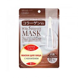 Маска тканевая JAPAN GALS Pure5 Essence с коллагеном 7 шт