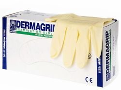 Перчатки Dermagrip Examination gloves Classic смотровые неопудренные (р.S) 50 пар