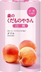 Фуджиеда Сеиши туалетная бумага двухслойная с ароматом розового персика 30м 12 рулонов