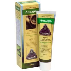 Лекарь крем для ног при заболеваниях вен с гинкго билоба и лесным орешником 50мл