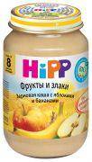 Хипп каша зерновая с яблоками и бананами с 8 мес 190г