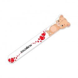 Пилка для натуральных и искусственных ногтей Solomeya плюшевый мишка