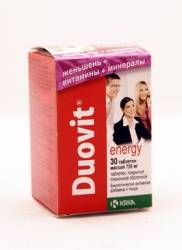 Дуовит энергия n30 таблетки