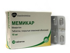 Мемикар 10мг №30 таблетки