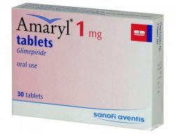 Амарил таблетки 1мг 30 шт.