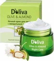 Долива крем для лица дневной с миндальным маслом 50мл /крем ночной 15мл