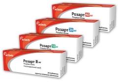 Розарт 40мг №90 таблетки