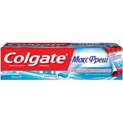 Зубная паста Colgate max fresh взрывная мята 100мл