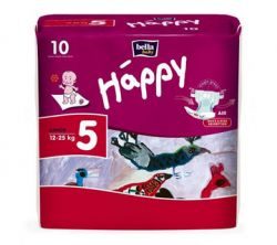 Хэппи подгузники (12-25кг) junior 10шт