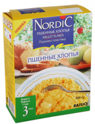 Нордик каша пшенные хлопья 500г