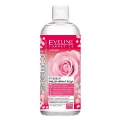 Розовая мицелярная вода 3в1 Eveline facemed+