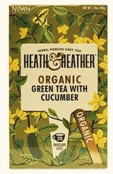 Heath&Heather Зеленый с огурцом Органик чай №20 пакетики